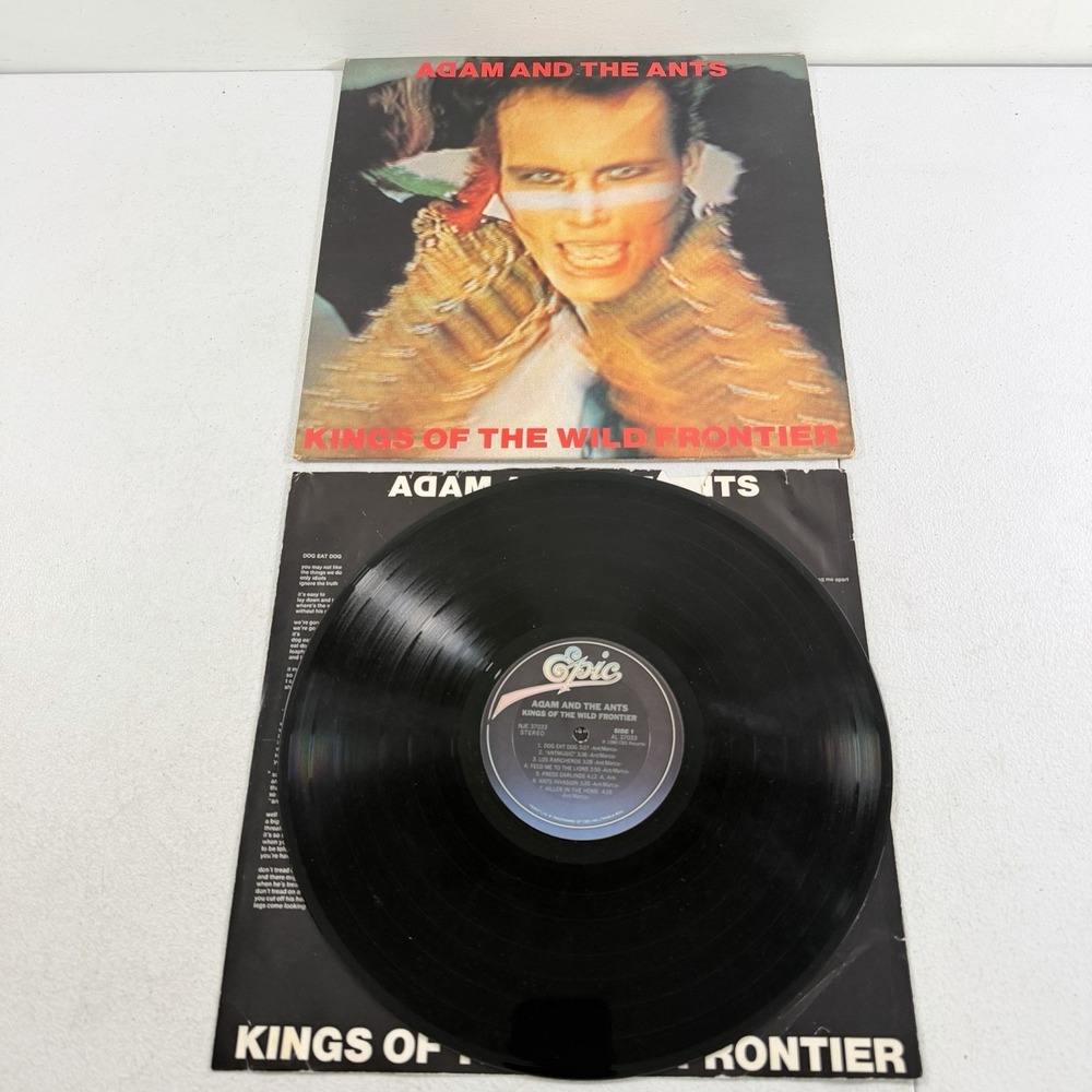 Adam & The Ants Kings Of The Wild Frontier LP Vinyl Record 1980 CBS Epic VG+